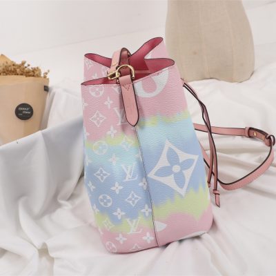 Alternative view of Replica Louis Vuitton Escale Neonoe Mm Pink/Blue/Red