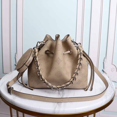 Alternative view of Replica Louis Vuitton Muria M57526 Black/Beige/Pink