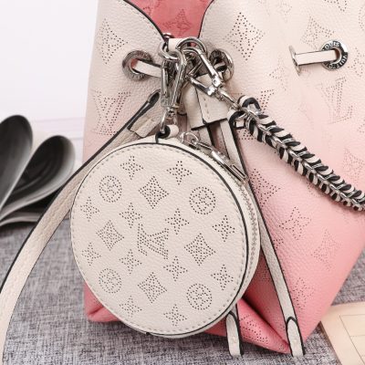 Alternative view of Replica Louis Vuitton Adorable Bella Bucket Bag Pink/Blue