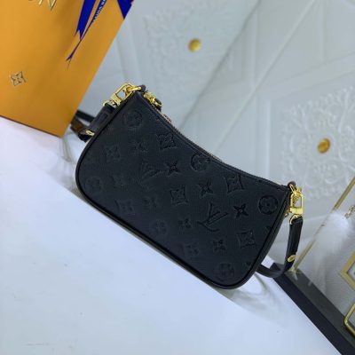 Alternative view of Replica Louis Vuitton Easy Pouch On Strap- Black/Beige/White