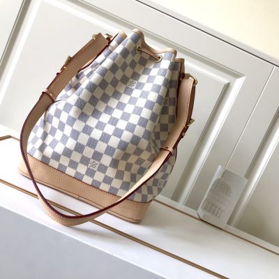Alternative view of Replica Louis Vuitton Noe Damier Azur Canvas