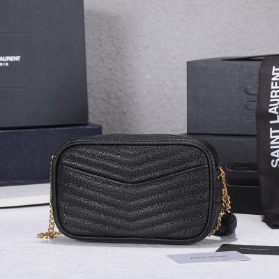Alternative view of Replica Ysl Lou Mini Bag Gold Hardware
