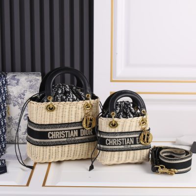 Replica Dior Lady D Bag-Black