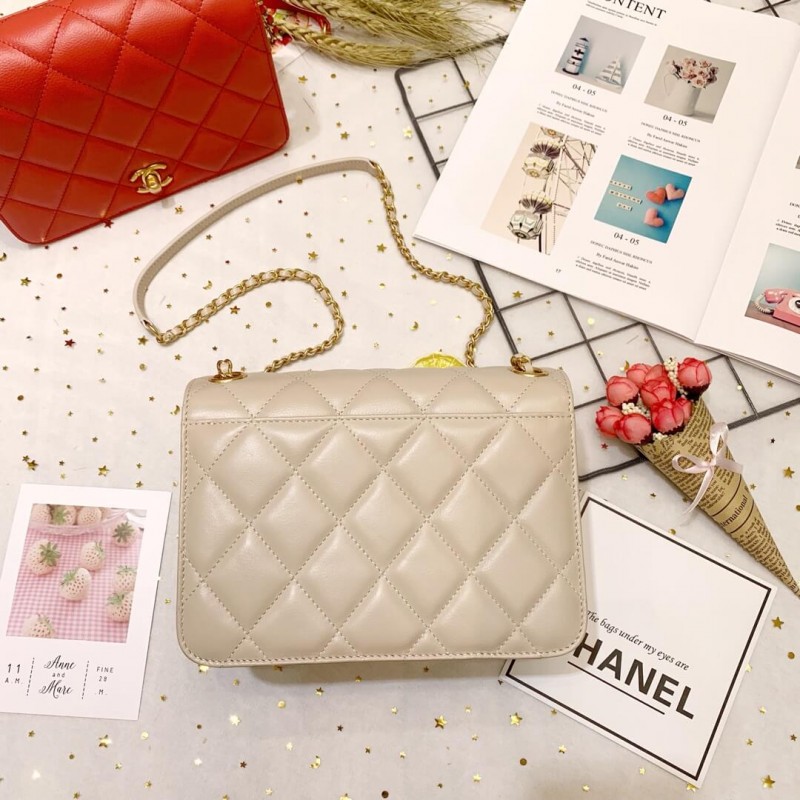 Replica Chanel Calf Leather Single Flap Bag As8869 - Image 2