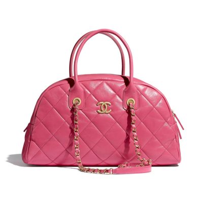 Replica Chanel Calfskin Bowling Bag As2223