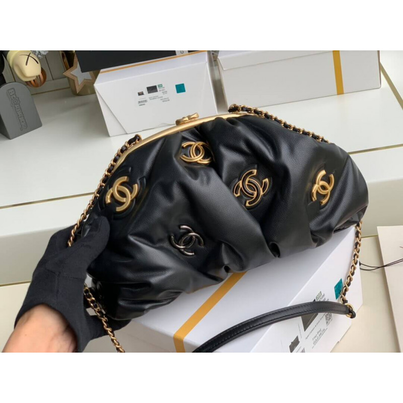 Replica Chanel Calfskin Clutch As2137 - Image 4