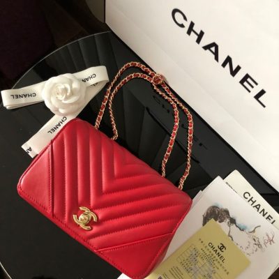 Alternative view of Replica Chanel Calfskin Mini Flap Bag A91586
