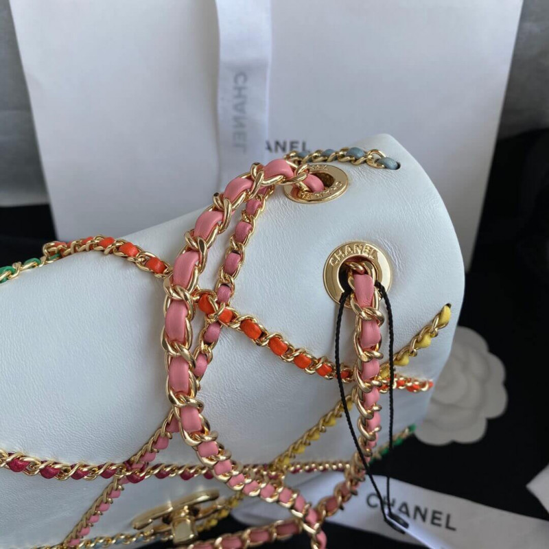 Replica Chanel Entwined Chain Bag As2383 - Image 5