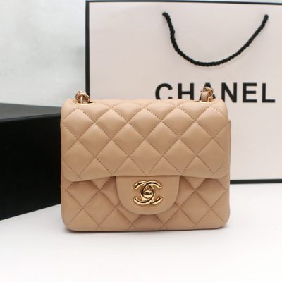 Replica Chanel Lambskin 17Cm Classic Flap Bag 1115