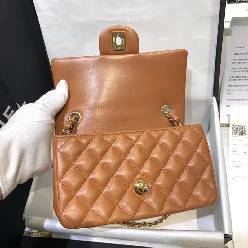 Replica Chanel Lambskin 20Cm Classic Flap Bag 1116 - Image 6