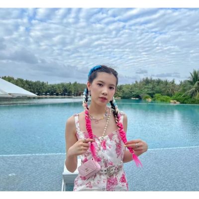 Alternative view of Replica Chanel Lambskin Belt Bag Ap2654 Pink