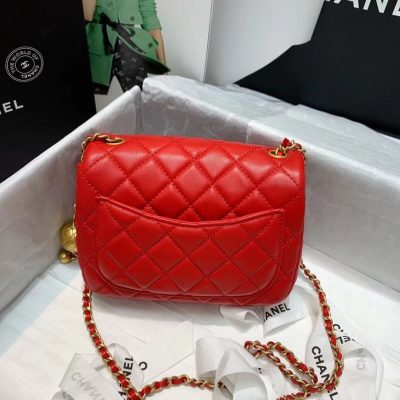 Alternative view of Replica Chanel Lambskin Flap Bag As1786
