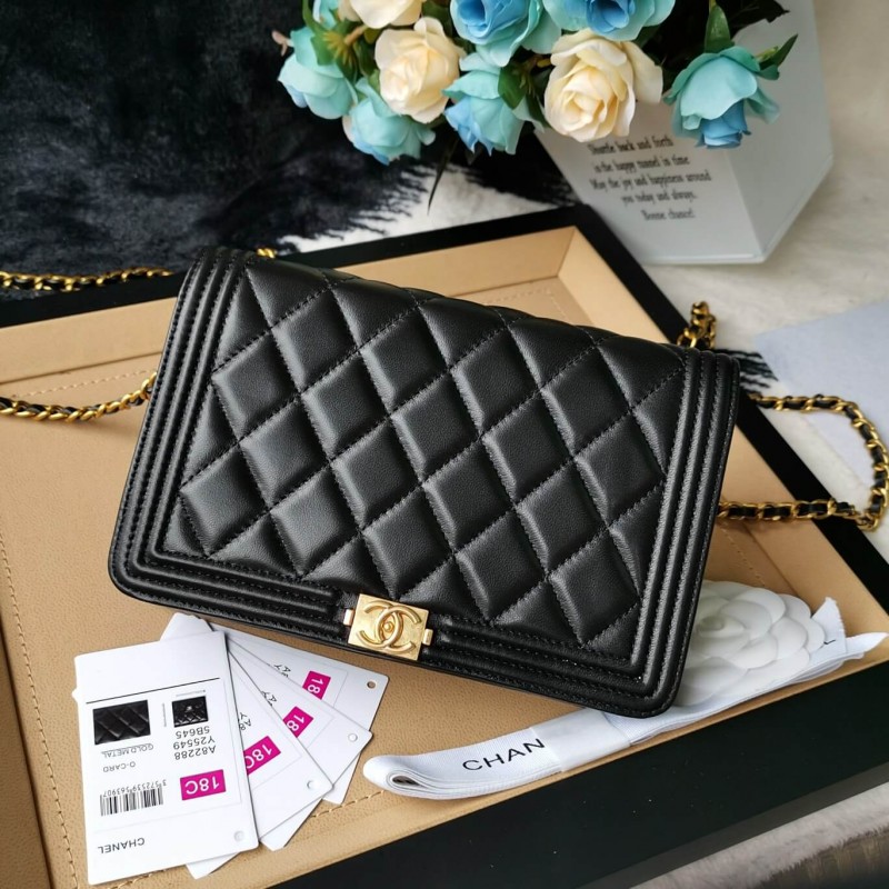 Replica Chanel Lambskin Leboy Woc Chain Bag 80287 - Image 2