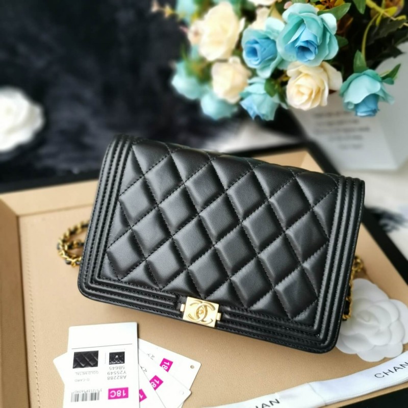 Replica Chanel Lambskin Leboy Woc Chain Bag 80287 - Image 3