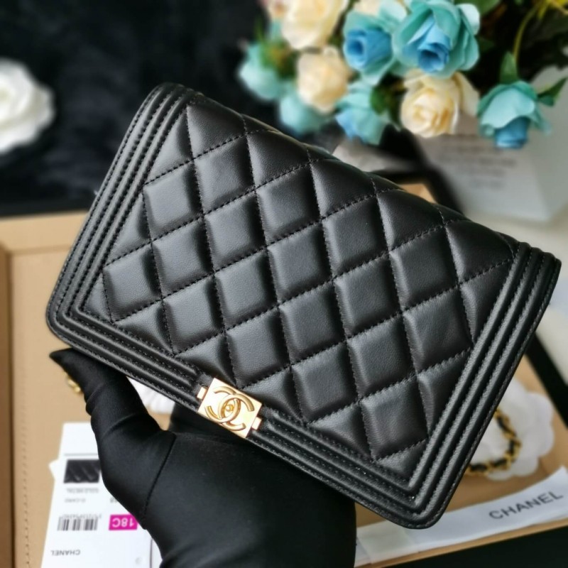 Replica Chanel Lambskin Leboy Woc Chain Bag 80287 - Image 4
