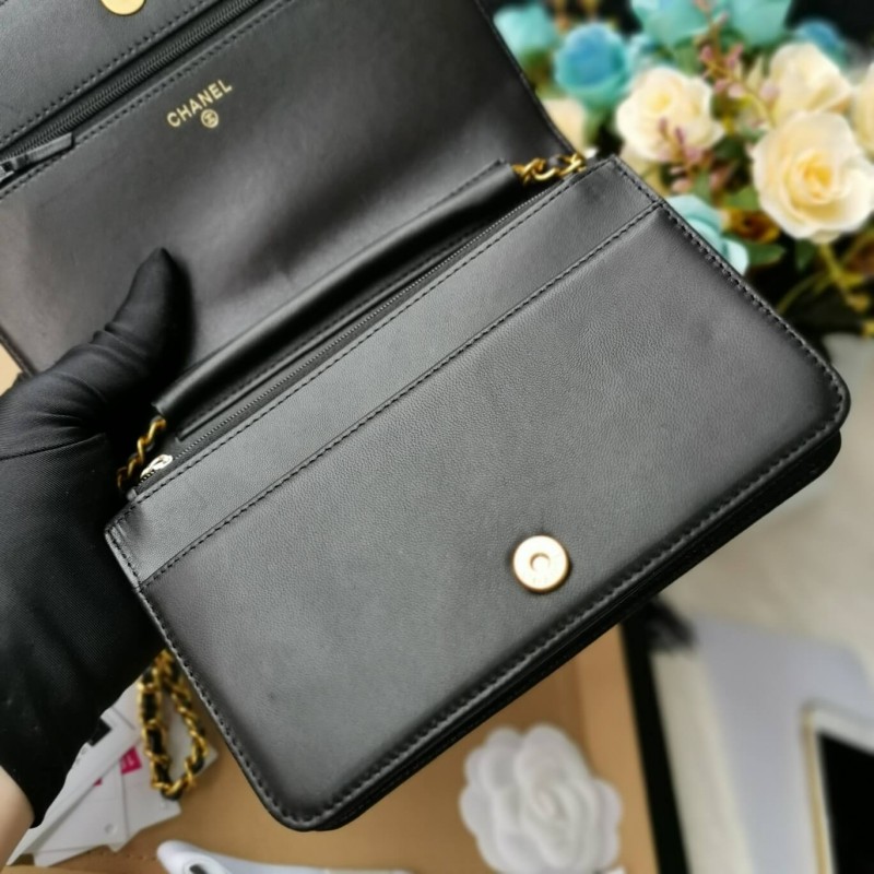 Replica Chanel Lambskin Leboy Woc Chain Bag 80287 - Image 6