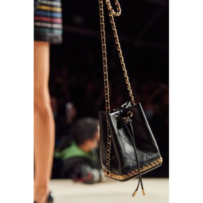 Alternative view of Replica Chanel Small Bucket With Chain In Lambskin Ap2750