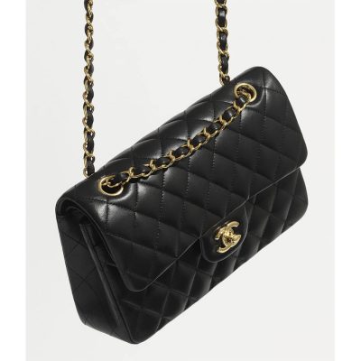 Replica Chanel Small Classic Double Flap Bag A01113 In Lambskin