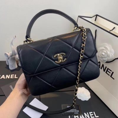 Alternative view of Replica Chanel Small Flap Bag With Top Handle A92236