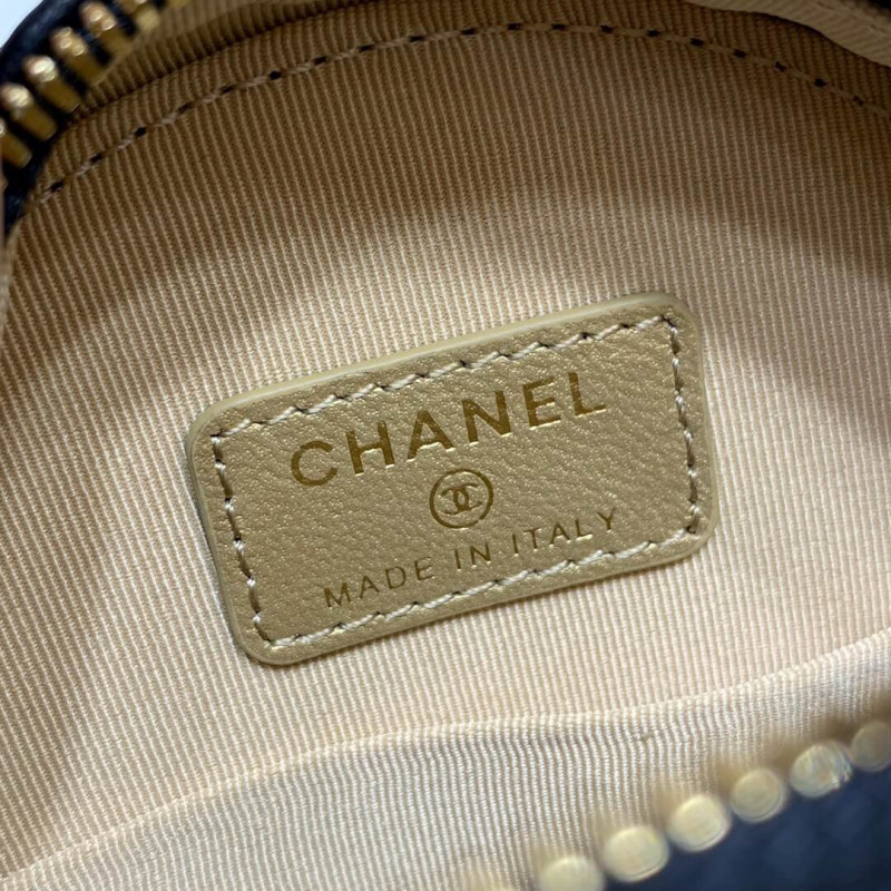 Replica Chanel Studded Cc Detail Round Bag As1180 - Image 12