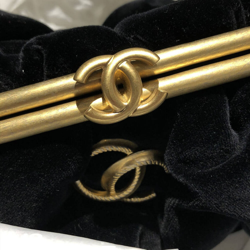 Replica Chanel Velvet Clutch As2137 - Image 7