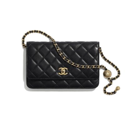 Replica Chanel Woc With Cc Details On Strap Ap1450 In Lambskin Aaa