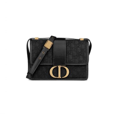 Replica Christian Dior 30 Montaigne Bag Oblique Jacquard M9203