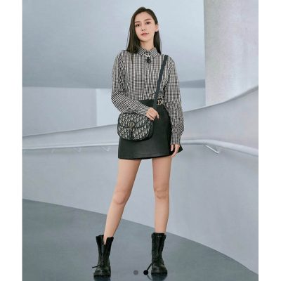 Alternative view of Replica Christian Dior Medium Dior Bobby Bag In Oblique Jacquard M9319