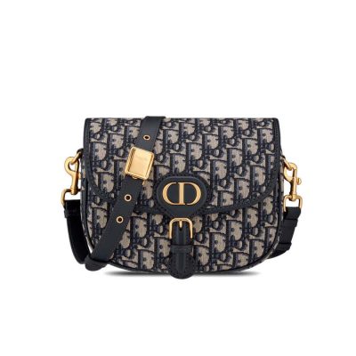 Replica Christian Dior Medium Dior Bobby Bag In Oblique Jacquard M9319