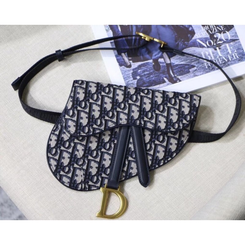 Replica Christian Dior Mini Oblique Saddle Bag M0447 - Image 2