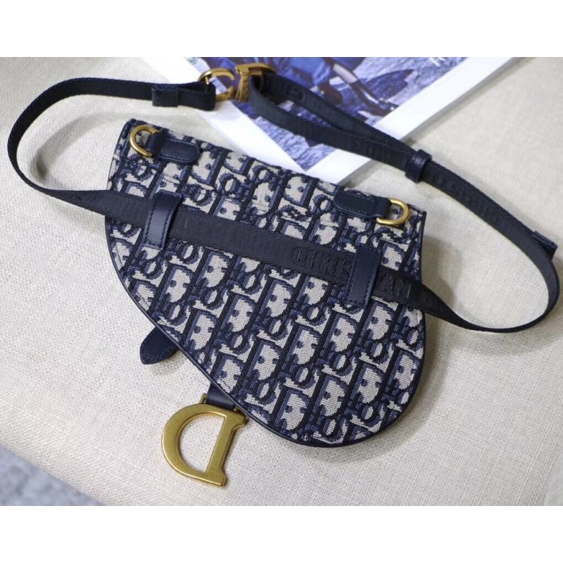 Replica Christian Dior Mini Oblique Saddle Bag M0447 - Image 6