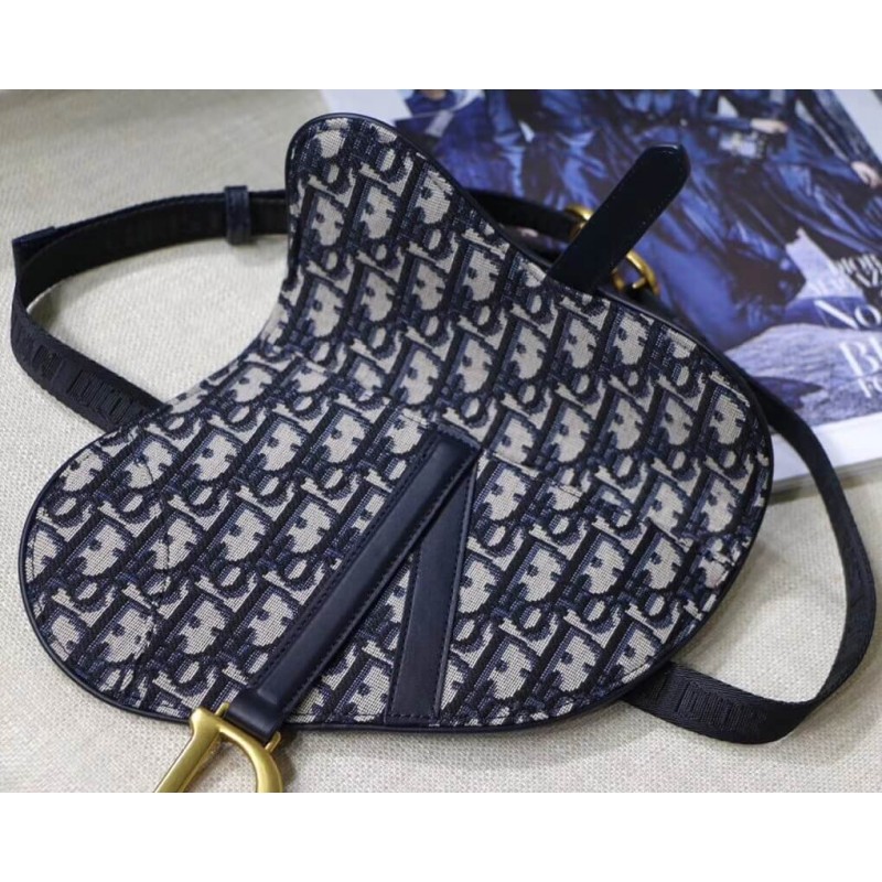 Replica Christian Dior Mini Oblique Saddle Bag M0447 - Image 8