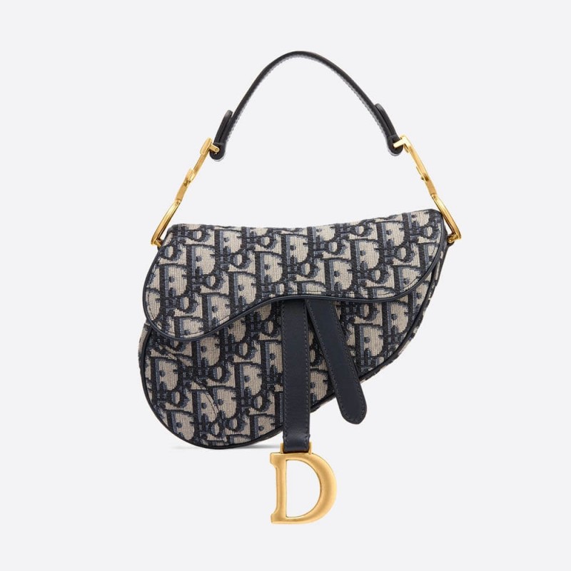 Replica Christian Dior Mini Oblique Saddle Bag M0447