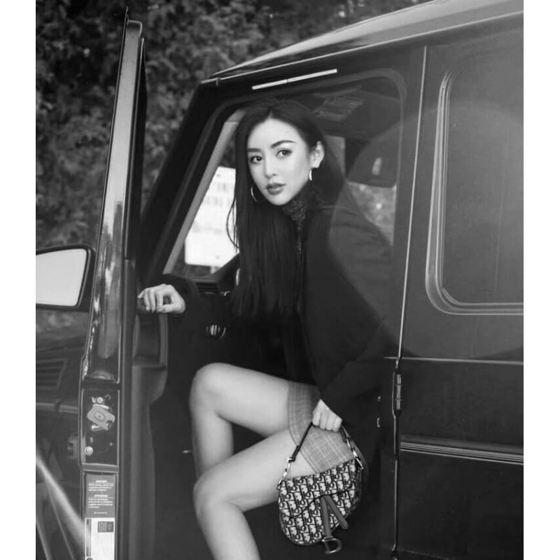 Replica Dior Mini Saddle Bag Blue Oblique Jacquard M0447 - Image 4