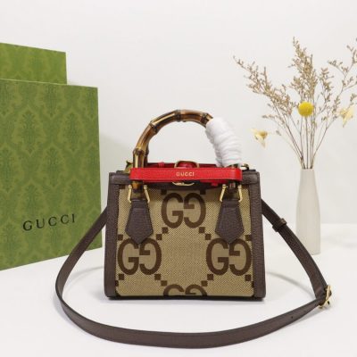 Alternative view of Replica Gucci Diana Jumbo Gg Mini Tote Bag 655661