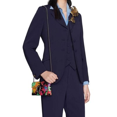 Alternative view of Replica Gucci Dionysus Ken Scott Print Super Mini Bag 476432 Black