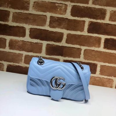 Alternative view of Replica Gucci Gg Marmont Matelasse Chevron Leather Mini Bag 446744