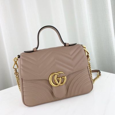 Alternative view of Replica Gucci Gg Marmont Matelasse Top Handle Bag 498110