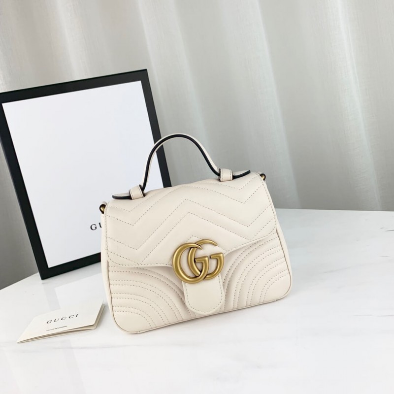 Replica Gucci Gg Marmont Mini Top Handle Bag 547260 - Image 2
