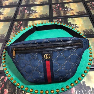 Alternative view of Replica Gucci Gg Velvet Belt Bag 574968