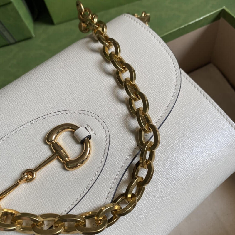 Replica Gucci Horsebit 1955 Leather Small Bag 677286 - Image 10