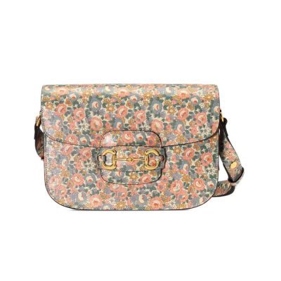 Replica Gucci Horsebit 1955 Liberty London Bag 602204