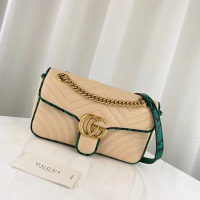 Alternative view of Replica Gucci Online Exclusive Gg Marmont Raffia Small Shoulder Bag 443497