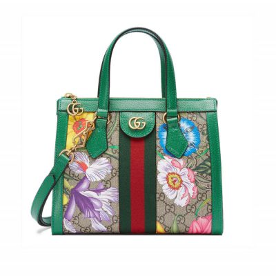 Replica Gucci Ophidia Gg Flora Small Tote Bag 547551