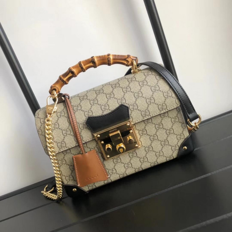 Replica Gucci Padlock Gg Small Bamboo Shoulder Bag 603221 - Image 2