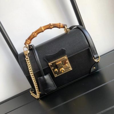 Alternative view of Replica Gucci Padlock Small Bamboo Shoulder Bag 603221