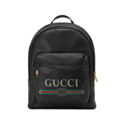 Replica Gucci Print Leather Backpack 547834