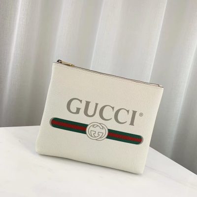 Alternative view of Replica Gucci Print Leather Medium Portfolio 500981