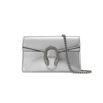 Replica Gucci Silver Dionysus Super Mini Bag 476432