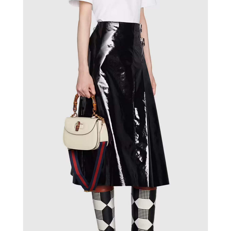 Replica Gucci Small Top Handle Bag With Bamboo 675797 - Image 2